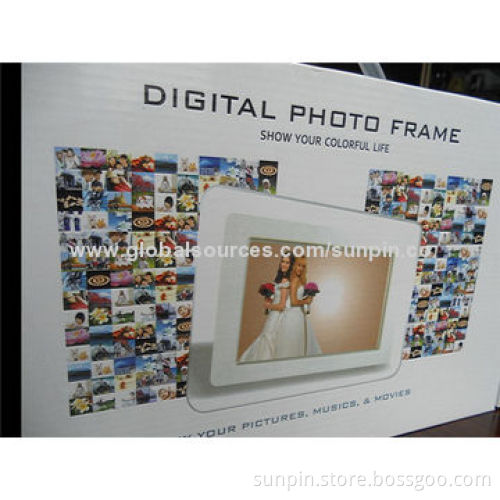 7-inch Multifunction Digital Photo Frame with Resolution 800X480, Digital Screen, Built-in Memory